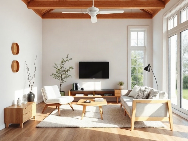 Minimalist Scandinavian living room